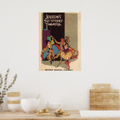 1923 Theaterkorrektur für Al Jolson Poster (Küche)