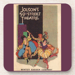 1923 Theaterkorrektur für Al Jolson Untersetzer