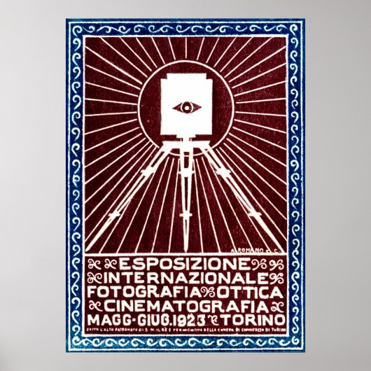1923 Turin Foto Expo Poster (Vorne)