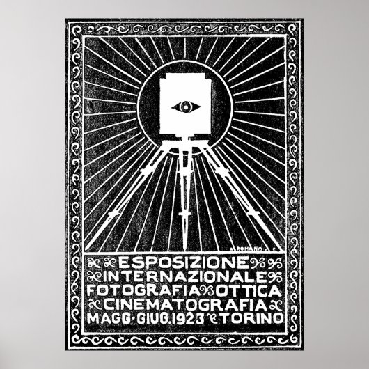 1923 Turin Foto Expo Poster (Vorne)