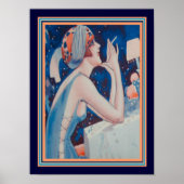 1923 Vie Parisienne Art Deco Print 12 x 16 Poster (Vorne)