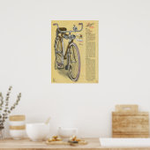 1923 Vintag Ranger Superbe Bicycle Ad Art Poster (Küche)