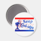 1924 Behalt Coolidge Magnet (Vorderseite/Rückseite)