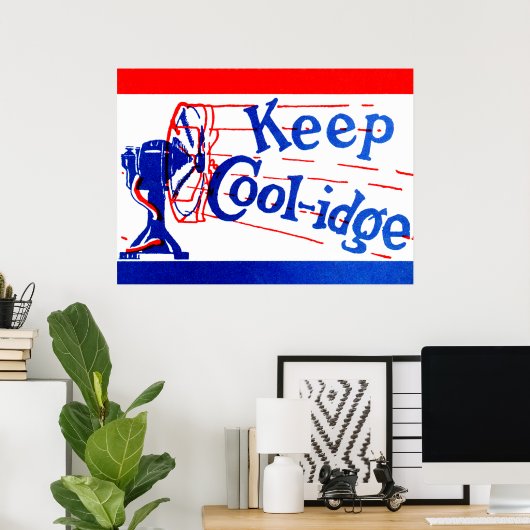 1924 Behalt Coolidge Poster (Heimbüro)