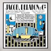 1924 Französische Klempnerwerbung Poster (Vorne)