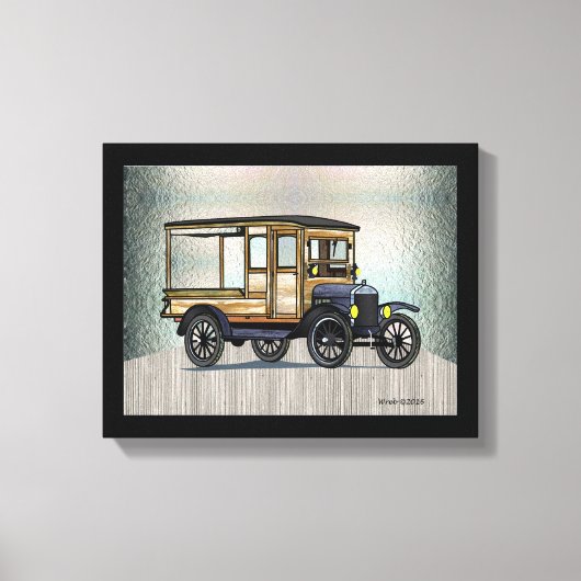 1924 IHC Huckster Leinwanddruck (Vorderseite)