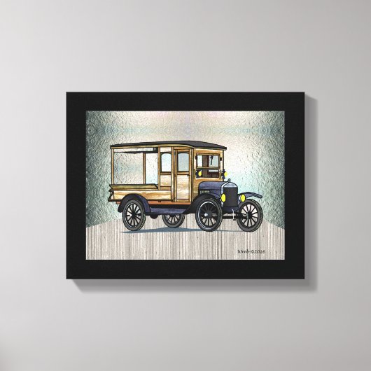 1924 IHC Huckster Leinwanddruck (Vorderseite)