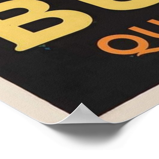 1924 🍾 Joseph-Charles Paris Bor Quinquina Wein Poster (Ecke)