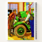 1924 Kelly Springfield Ballonreifen und Notizblock (Rückseite)