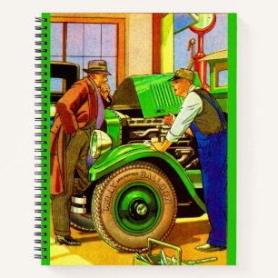 1924 Kelly Springfield Ballonreifen und Notizblock