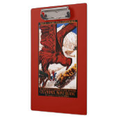 1924 olympisches Winter-Spiel-Plakat Klemmbrett (Links)