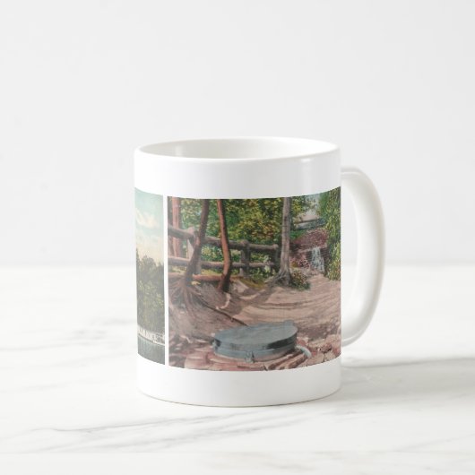1925 & 1939 Starved Rock Postkarten Illinois Kaffeetasse (VorderseiteRechts)