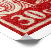 1925 30 gr polnische Luftpost-Briefmarke Poster (Ecke)