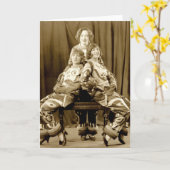 1925 Actresses on Stage Karte (Gelbe Blume)