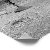 1925 alte Tankstelle Poster (Ecke)