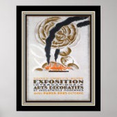 1925 Art Deco Paris Exposition Poster (Vorne)