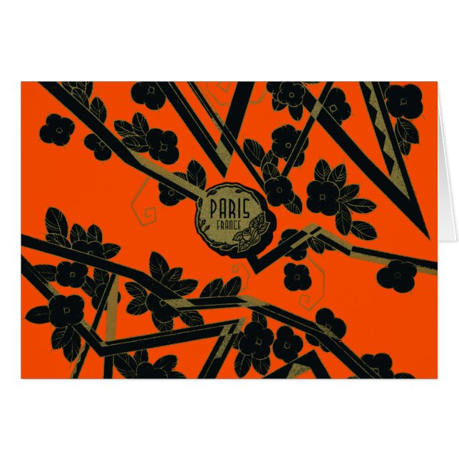 1925 Art Deco Paris Frankreich Parfüm (Vorderseite (Horizontal))