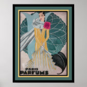1925 Art Deco Paris Parfüm Poster (Vorne)