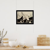 1925 Art Déco Poster (Küche)