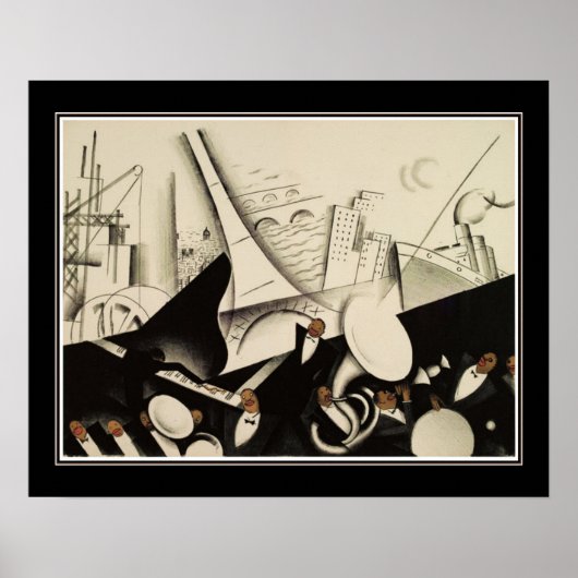 1925 Art Déco Poster (Vorne)