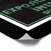 1925 Ausstellung in Paris Poster (Ecke)