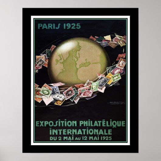 1925 Ausstellung in Paris Poster (Vorne)