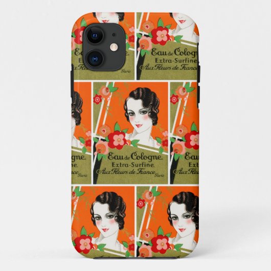 1925 Blume Paris Frankreich Parfüm Case-Mate iPhone Hülle (Rückseite)