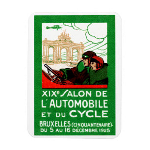 1925 Brüssel Automotive Exposition Magnet