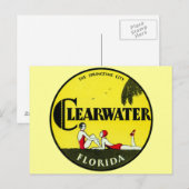 1925 Clearwater Florida Postkarte (Vorne/Hinten)