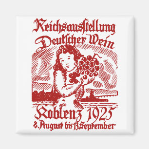 1925 Deutsches Weinfest Magnet