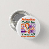 1925 Deutsches Weinfestival Button (Vorne & Hinten)