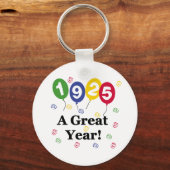 1925 ein großartiges Jahr zum Geburtstag Schlüsselanhänger (Vorderseite)