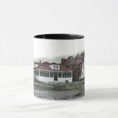 1925 Frühwintersturm Harsens Island Michigan Tasse (Zentrum)