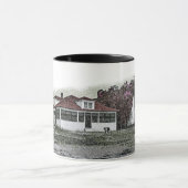1925 Frühwintersturm Harsens Island Michigan Tasse (Zentrum)
