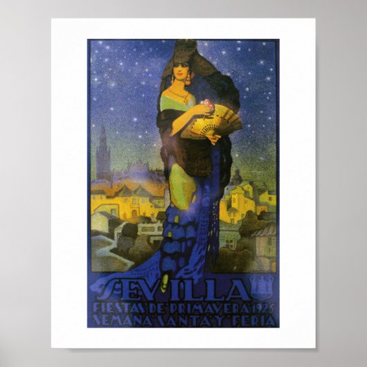 1925 in Sevilla Poster (Vorne)