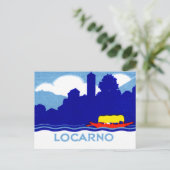 1925 Locarno Schweiz Postkarte (Stehend Vorderseite)