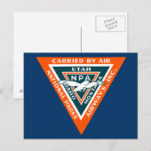 1925 National Parks Airways Postkarte (Vorne/Hinten)