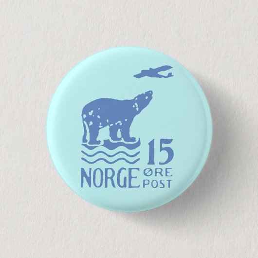 1925 Norweger-Eisbär Button (Vorderseite)
