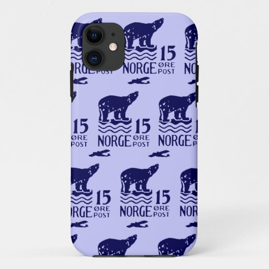 1925 Norwegischer Polarbär Case-Mate iPhone Hülle (Rückseite)
