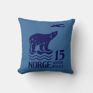 1925 Norwegischer Polarbär Kissen