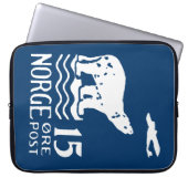 1925 Norwegischer Polarbär Laptopschutzhülle (Vorderseite)
