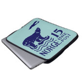 1925 Norwegischer Polarbär Laptopschutzhülle (Vorne Knopf)