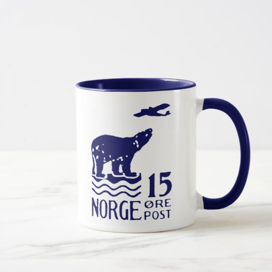 1925 Norwegischer Polarbär Tasse (Rechts)