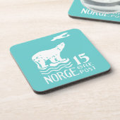 1925 Norwegischer Polarbär Untersetzer (Linke Seite)