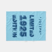 1925 oder Any Year Birthday Limited-Ausgabe V01Z Fleecedecke (Vorderseite (Horizontal))