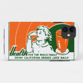 1925 Orangensaft Case-Mate iPhone Hülle (Rückseite (Horizontal))