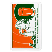 1925 Orangensaft Magnet (Vertikal)