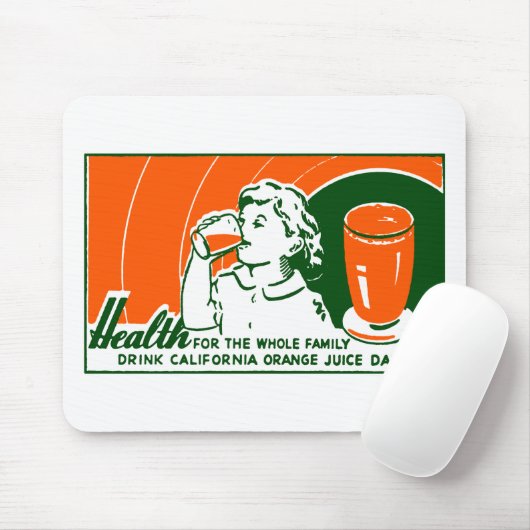 1925 Orangensaft Mousepad (Mit Mouse)