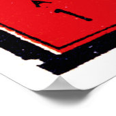 1925 Paris Art-Deco-Poster Poster (Ecke)