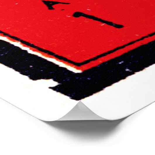 1925 Paris Art-Deco-Poster Poster (Ecke)